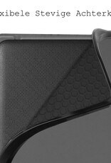 BASEY. Hoes Geschikt voor Kobo Libra H2O Hoesje Bookcase Cover Hoes Met Screenprotector - Hoesje Geschikt voor Kobo Libra H2O Hoes Cover Case - Grijs