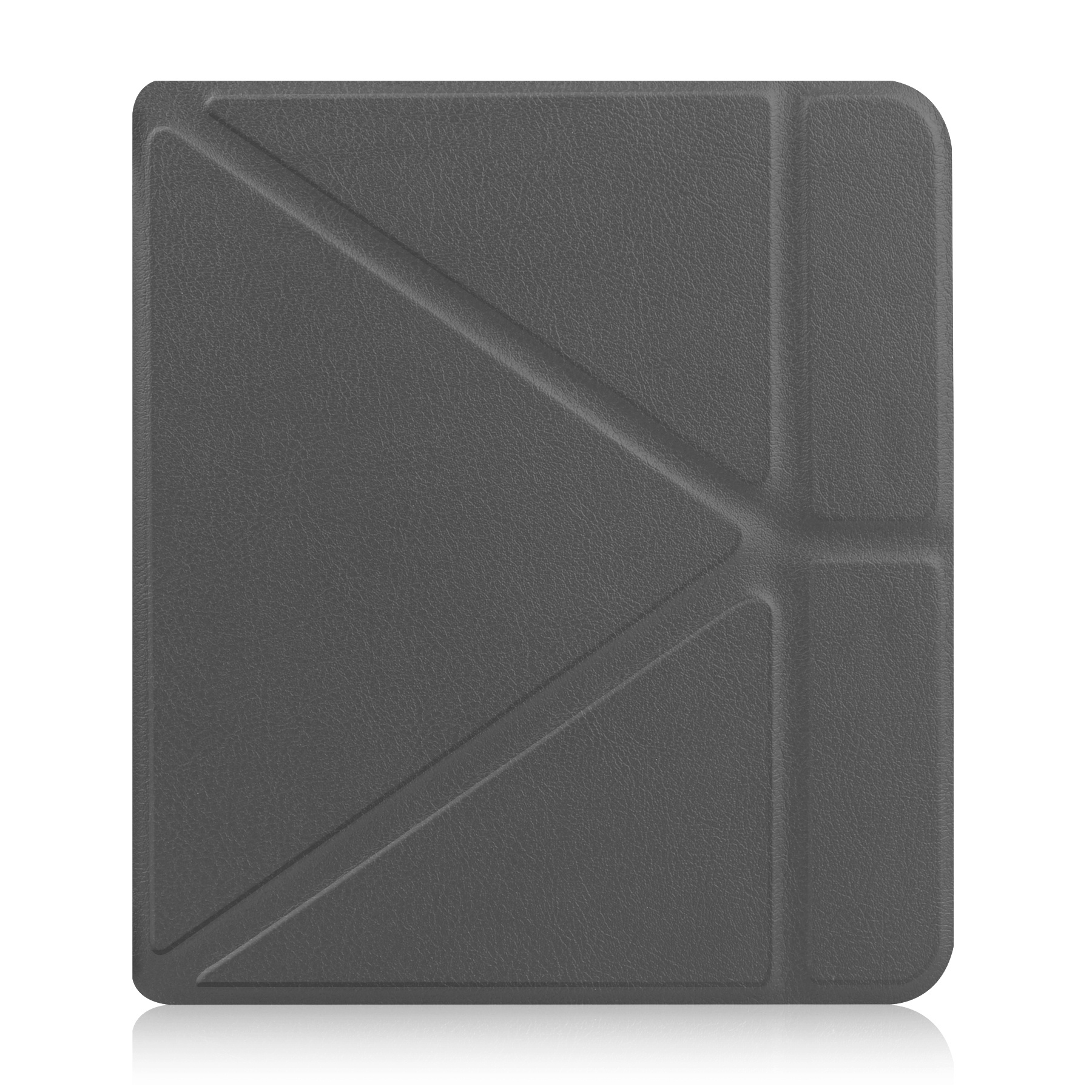 BASEY. Hoes Geschikt voor Kobo Libra H2O Hoesje Bookcase Cover Hoes Met Screenprotector - Hoesje Geschikt voor Kobo Libra H2O Hoes Cover Case - Grijs