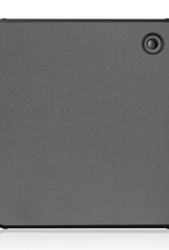 BASEY. Hoes Geschikt voor Kobo Libra H2O Hoesje Bookcase Cover Hoes Met Screenprotector - Hoesje Geschikt voor Kobo Libra H2O Hoes Cover Case - Grijs