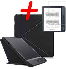 BASEY. BASEY. Kobo Libra H2O Hoesje Met Screenprotector - Zwart