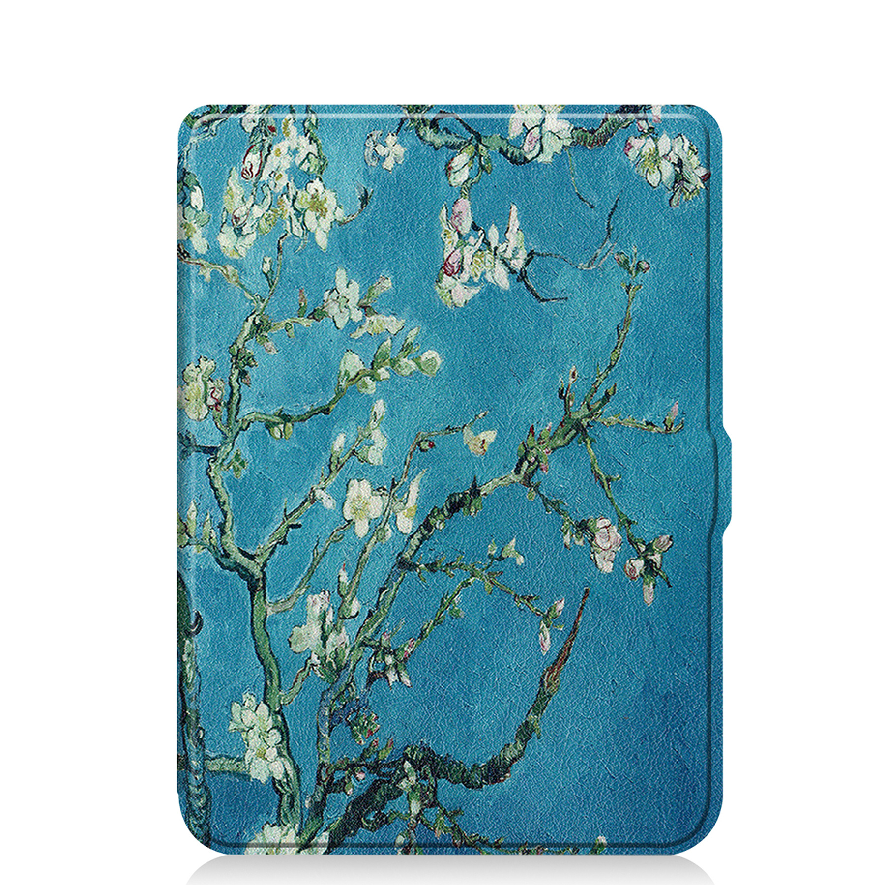 BASEY. Hoes Geschikt voor Kobo Nia Hoesje Bookcase Cover Hoes Met Screenprotector - Hoesje Geschikt voor Kobo Nia Hoes Cover Case - Bloesem