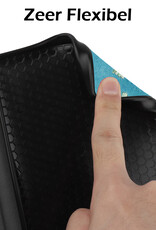 NoXx Hoes Geschikt voor Kobo Nia Hoesje Bookcase Cover Book Case Hoes Sleepcover Met Screenprotector - Bloesem