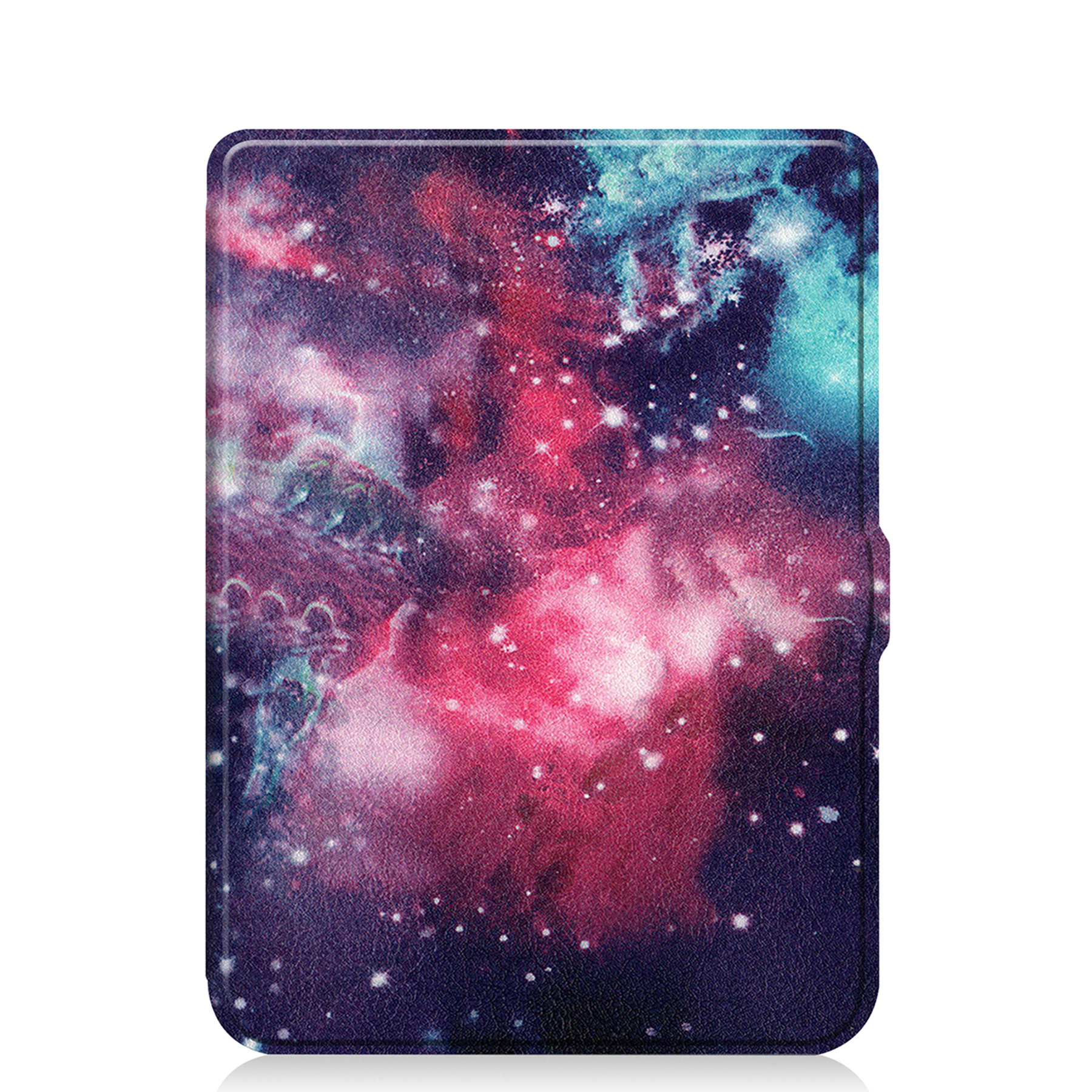 NoXx Hoes Geschikt voor Kobo Nia Hoesje Bookcase Cover Book Case Hoes Sleepcover Met Screenprotector - Galaxy