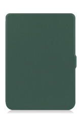 BASEY. Hoes Geschikt voor Kobo Nia Hoesje Bookcase Cover Hoes Met Screenprotector - Hoesje Geschikt voor Kobo Nia Hoes Cover Case - Donkergroen