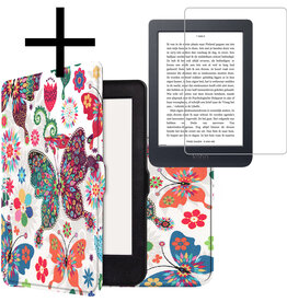 NoXx NoXx Kobo Nia Hoesje Met Screenprotector - Vlinders