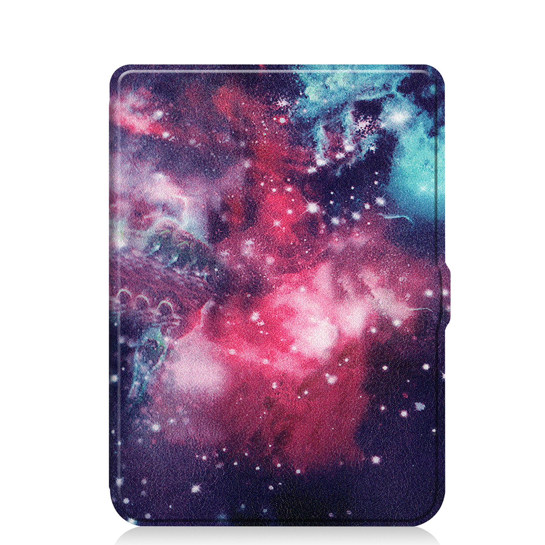 BASEY. Hoes Geschikt voor Kobo Nia Hoesje Bookcase Cover Hoes Met Screenprotector - Hoesje Geschikt voor Kobo Nia Hoes Cover Case - Galaxy