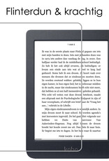 NoXx Hoes Geschikt voor Kobo Nia Hoesje Bookcase Cover Book Case Hoes Sleepcover Met Screenprotector - Galaxy