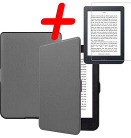 BASEY. BASEY. Kobo Nia Hoesje Met Screenprotector - Grijs