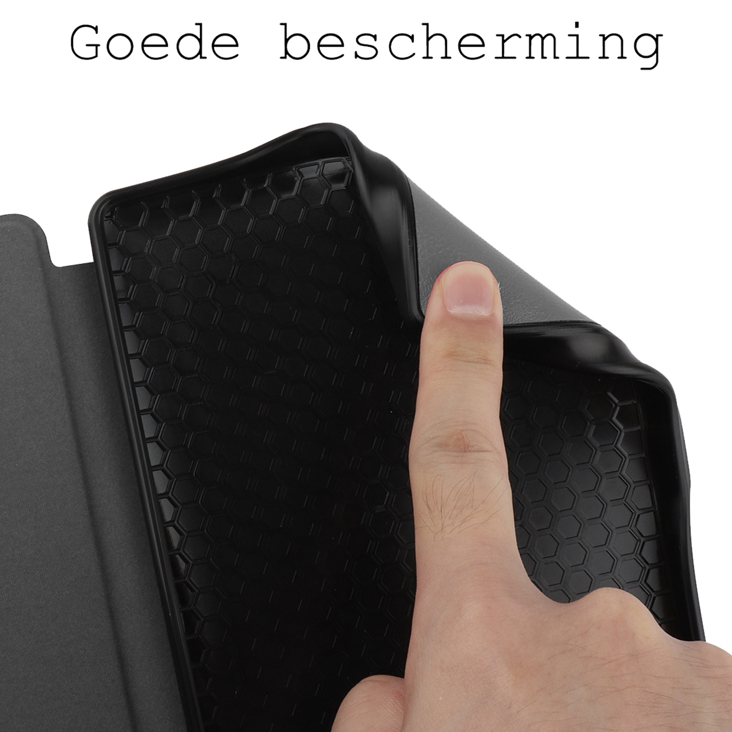 BASEY. Hoes Geschikt voor Kobo Nia Hoesje Bookcase Cover Hoes Met Screenprotector - Hoesje Geschikt voor Kobo Nia Hoes Cover Case - Grijs