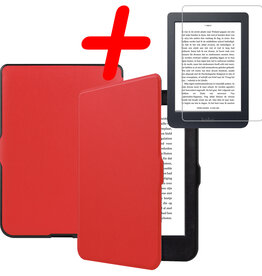 BASEY. BASEY. Kobo Nia Hoesje Met Screenprotector - Rood