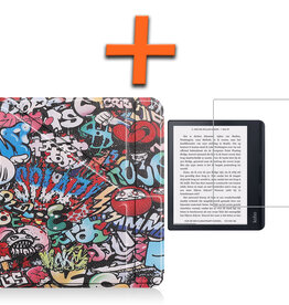 Nomfy Nomfy Kobo Sage Hoesje Met Screenprotector - Graffity