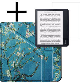 NoXx NoXx Kobo Sage Hoesje Met Screenprotector - Bloesem
