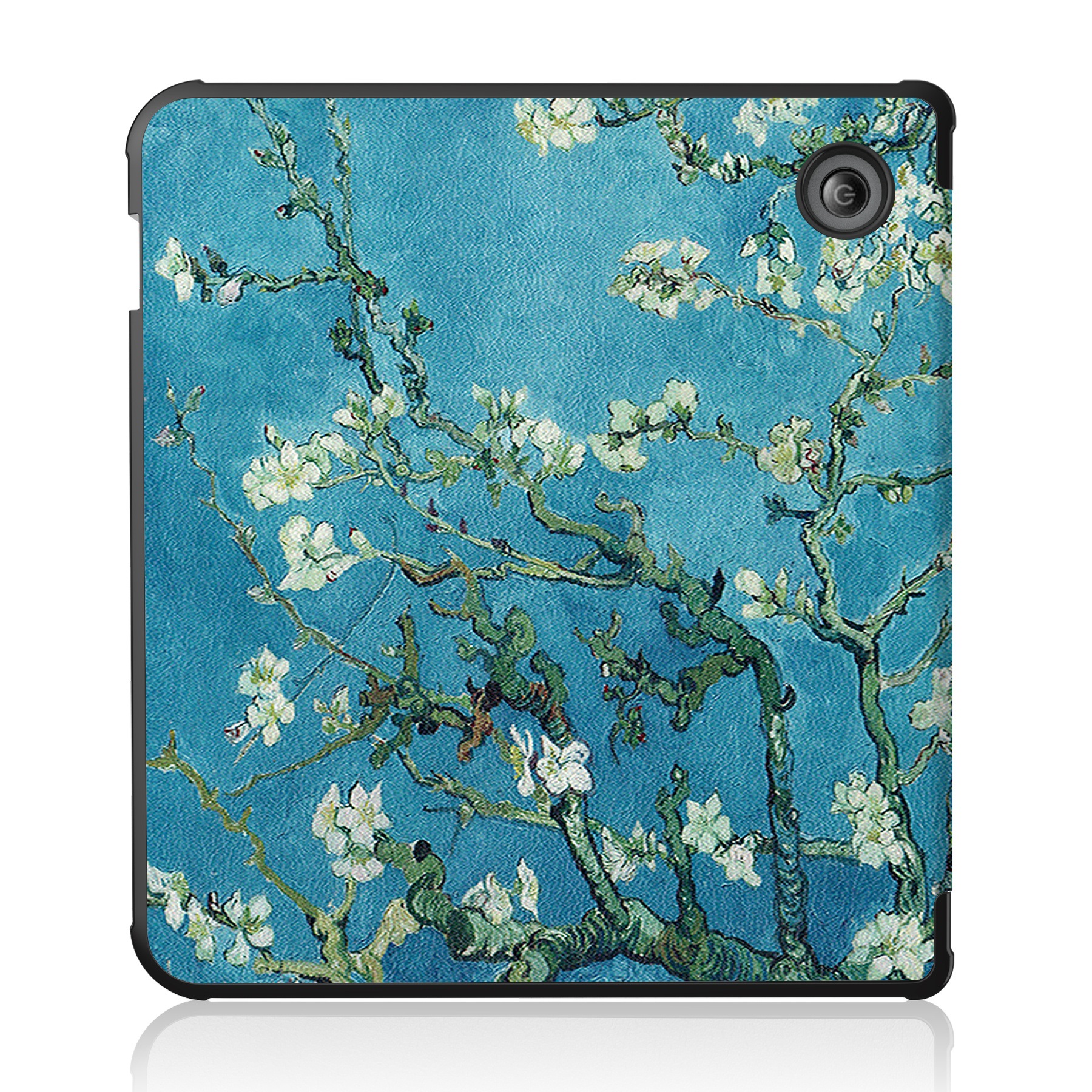 NoXx Hoes Geschikt voor Kobo Sage Hoesje Bookcase Cover Book Case Hoes Sleepcover Met Screenprotector - Bloesem