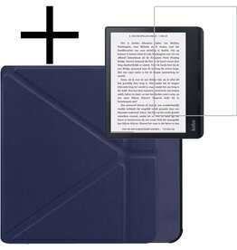 NoXx NoXx Kobo Sage Hoesje Met Screenprotector - Donkerblauw
