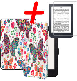BASEY. BASEY. Kobo Nia Hoesje Met Screenprotector - Vlinders