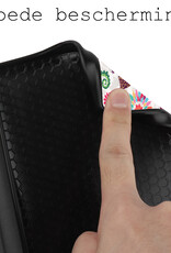 BASEY. Hoes Geschikt voor Kobo Nia Hoesje Bookcase Cover Hoes Met Screenprotector - Hoesje Geschikt voor Kobo Nia Hoes Cover Case - Vlinders