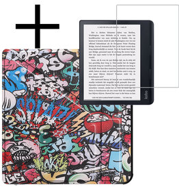 NoXx NoXx Kobo Sage Hoesje Met Screenprotector - Graffity