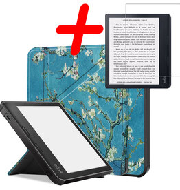 BASEY. BASEY. Kobo Sage Hoesje Met Screenprotector - Bloesem
