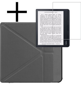 NoXx NoXx Kobo Sage Hoesje Met Screenprotector - Grijs