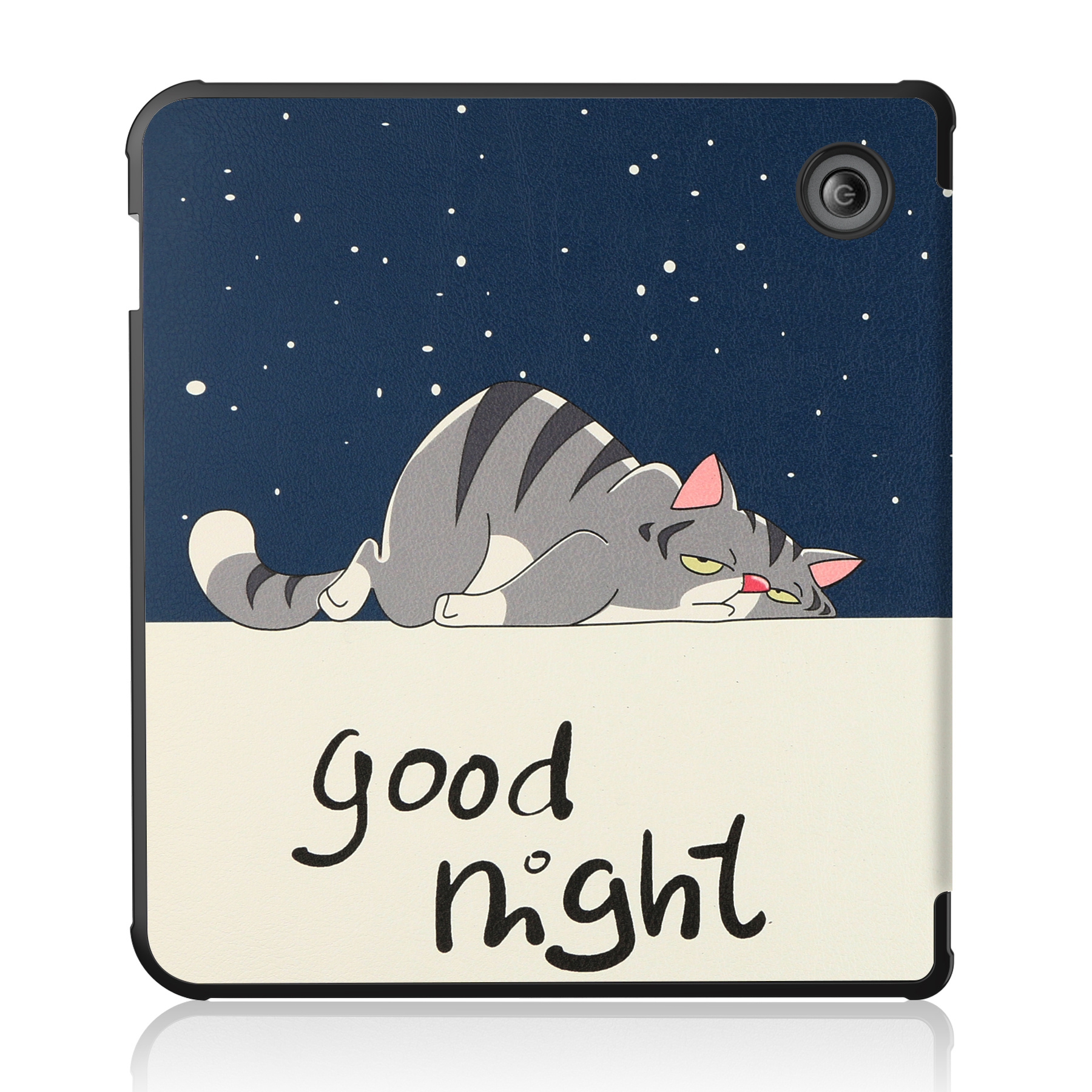 NoXx Hoes Geschikt voor Kobo Sage Hoesje Bookcase Cover Book Case Hoes Sleepcover Met Screenprotector - Kat
