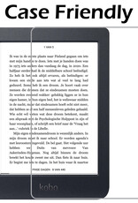 Nomfy Hoesje Geschikt voor Kobo Nia Hoes Book Case - Hoes Geschikt voor Kobo Nia Hoesje Book Cover Met Screenprotector - Zwart