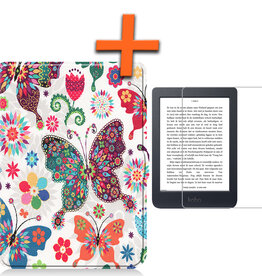 Nomfy Nomfy Kobo Nia Hoesje Met Screenprotector - Vlinders