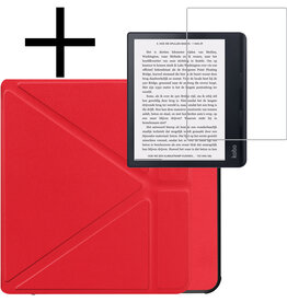 NoXx NoXx Kobo Sage Hoesje Met Screenprotector - Rood