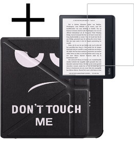 NoXx NoXx Kobo Sage Hoesje Met Screenprotector - Don't Touch Me