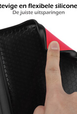 Nomfy Hoesje Geschikt voor Kobo Nia Hoes Book Case - Hoes Geschikt voor Kobo Nia Hoesje Book Cover Met Screenprotector - Rood