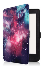 Nomfy Hoesje Geschikt voor Kobo Nia Hoes Book Case - Hoes Geschikt voor Kobo Nia Hoesje Book Cover Met Screenprotector - Galaxy