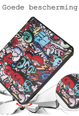 BASEY. Hoes Geschikt voor Kobo Sage Hoesje Bookcase Cover Hoes Met Screenprotector - Hoesje Geschikt voor Kobo Sage Hoes Cover Case - Graffity