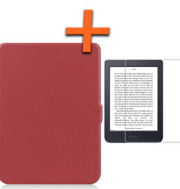 Nomfy Nomfy Kobo Nia Hoesje Met Screenprotector - Donkerrood