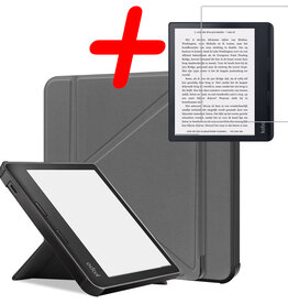 BASEY. BASEY. Kobo Sage Hoesje Met Screenprotector - Grijs