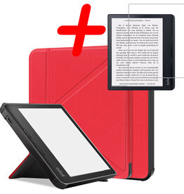 BASEY. BASEY. Kobo Sage Hoesje Met Screenprotector - Rood