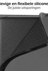 Nomfy Hoesje Geschikt voor Kobo Libra H2O Hoes Book Case - Hoes Geschikt voor Kobo Libra H2O Hoesje Book Cover Met Screenprotector - Grijs