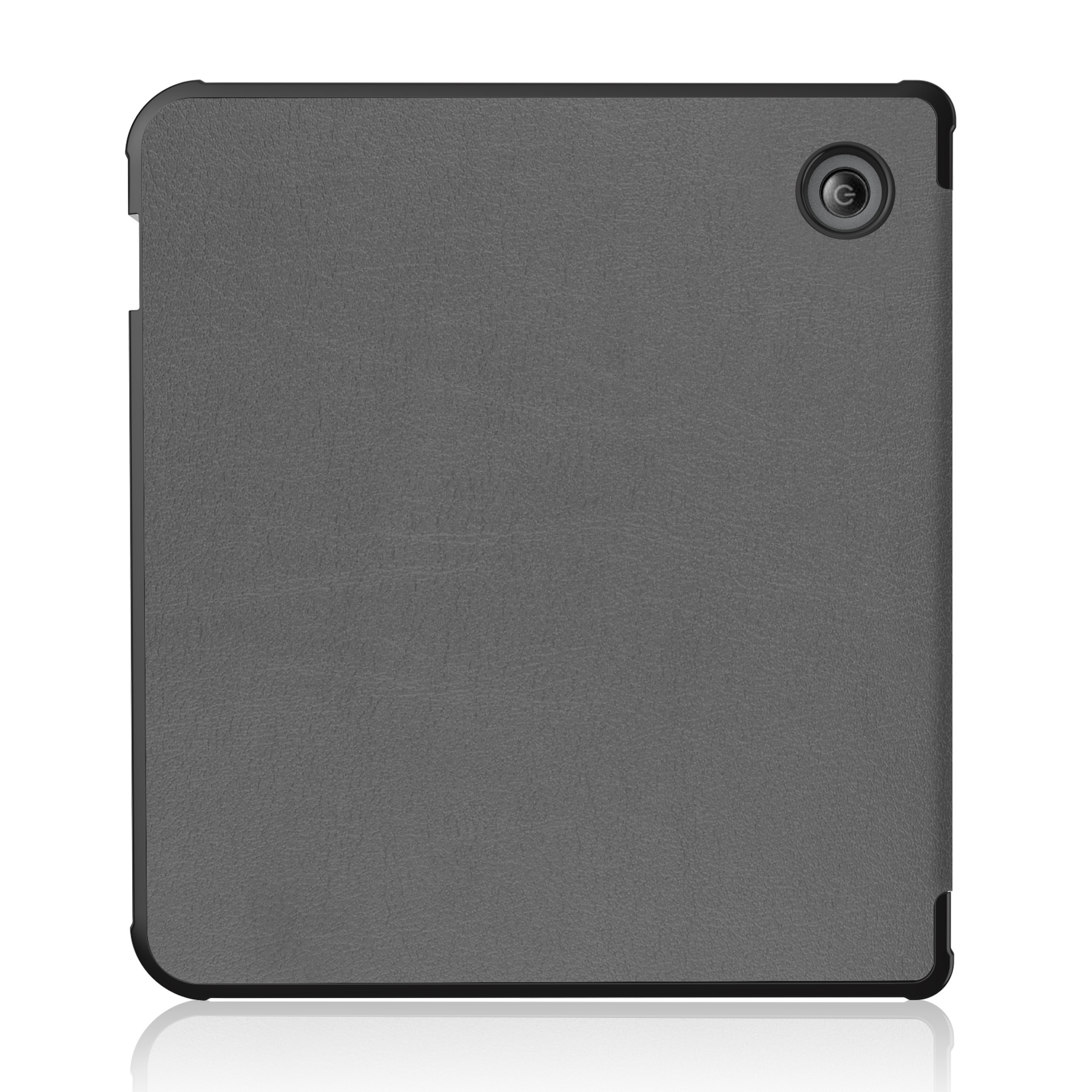 Nomfy Hoesje Geschikt voor Kobo Libra H2O Hoes Book Case - Hoes Geschikt voor Kobo Libra H2O Hoesje Book Cover Met Screenprotector - Grijs
