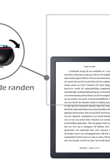 Nomfy Hoesje Geschikt voor Kobo Libra H2O Hoes Book Case - Hoes Geschikt voor Kobo Libra H2O Hoesje Book Cover Met Screenprotector - Donkerblauw