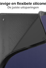 Nomfy Hoesje Geschikt voor Kobo Elipsa 2E Hoes Book Case - Hoes Geschikt voor Kobo Elipsa 2E Hoesje Book Cover Met Screenprotector - Donkerblauw