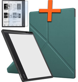 Nomfy Nomfy Kobo Elipsa 2E Hoesje Met Screenprotector - Donkergroen