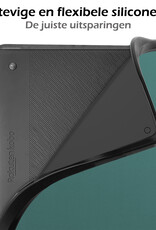 Nomfy Hoesje Geschikt voor Kobo Elipsa 2E Hoes Book Case - Hoes Geschikt voor Kobo Elipsa 2E Hoesje Book Cover Met Screenprotector - Donkergroen