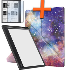 Nomfy Nomfy Kobo Elipsa 2E Hoesje Met Screenprotector - Galaxy