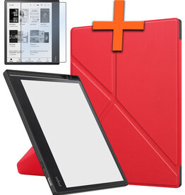 Nomfy Nomfy Kobo Elipsa 2E Hoesje Met Screenprotector - Rood