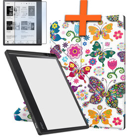 Nomfy Nomfy Kobo Elipsa 2E Hoesje Met Screenprotector - Vlinders