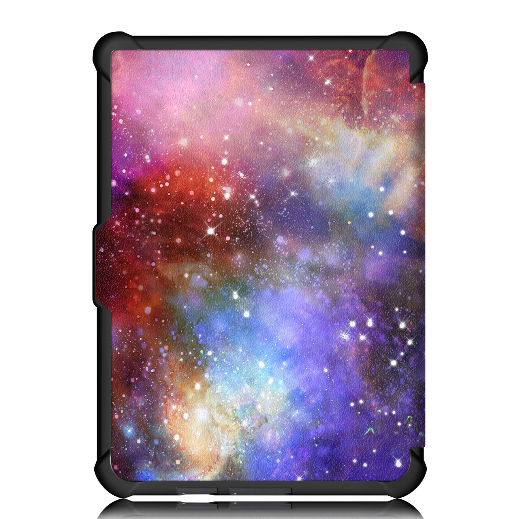 Nomfy Hoesje Geschikt voor Kobo Clara HD Hoes Book Case - Hoes Geschikt voor Kobo Clara HD Hoesje Book Cover Met Screenprotector - Galaxy