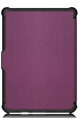 Nomfy Hoesje Geschikt voor Kobo Clara HD Hoes Book Case - Hoes Geschikt voor Kobo Clara HD Hoesje Book Cover Met Screenprotector - Paars