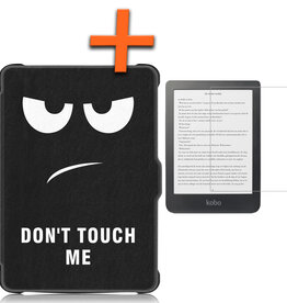 Nomfy Nomfy Kobo Clara HD Hoesje Met Screenprotector - Don't Touch Me