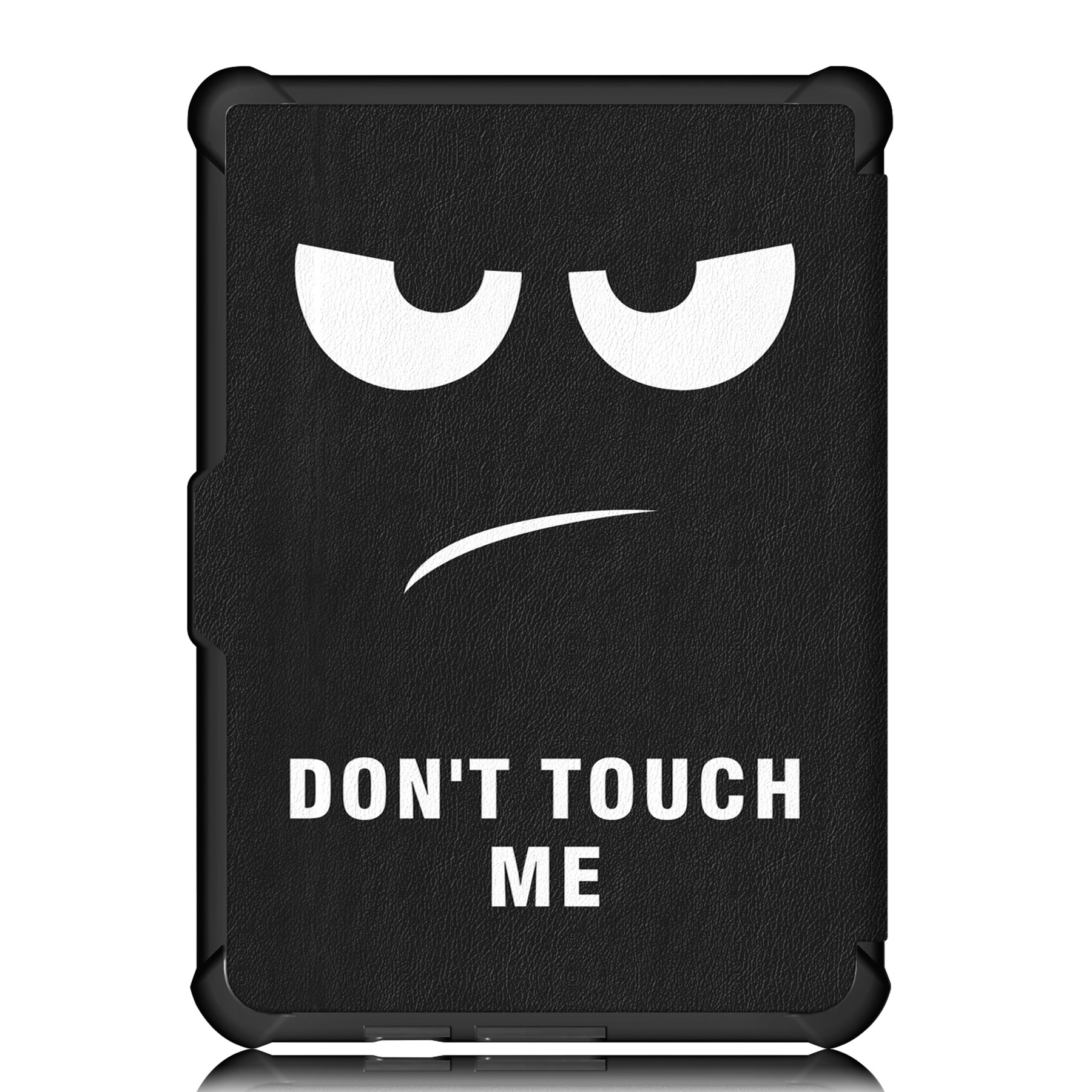 Nomfy Hoesje Geschikt voor Kobo Clara HD Hoes Book Case - Hoes Geschikt voor Kobo Clara HD Hoesje Book Cover Met Screenprotector - Don't Touch Me