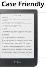 Nomfy Hoesje Geschikt voor Kobo Clara HD Hoes Book Case - Hoes Geschikt voor Kobo Clara HD Hoesje Book Cover Met Screenprotector - Zwart