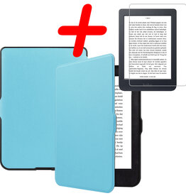 BASEY. BASEY. Kobo Nia Hoesje Met Screenprotector - Licht Blauw