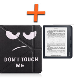 Nomfy Nomfy Kobo Libra 2 Hoesje Met Screenprotector - Don't Touch Me